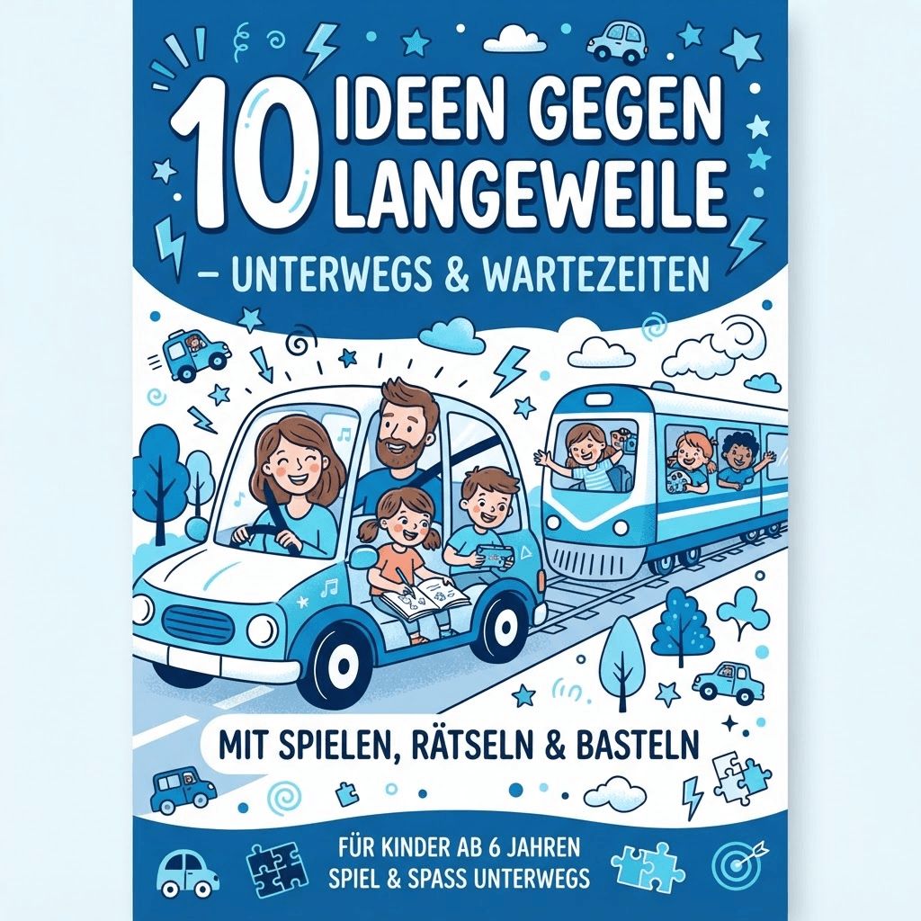 Cover: 10 Ideen gegen Langeweile – Unterwegs & Wartezeiten