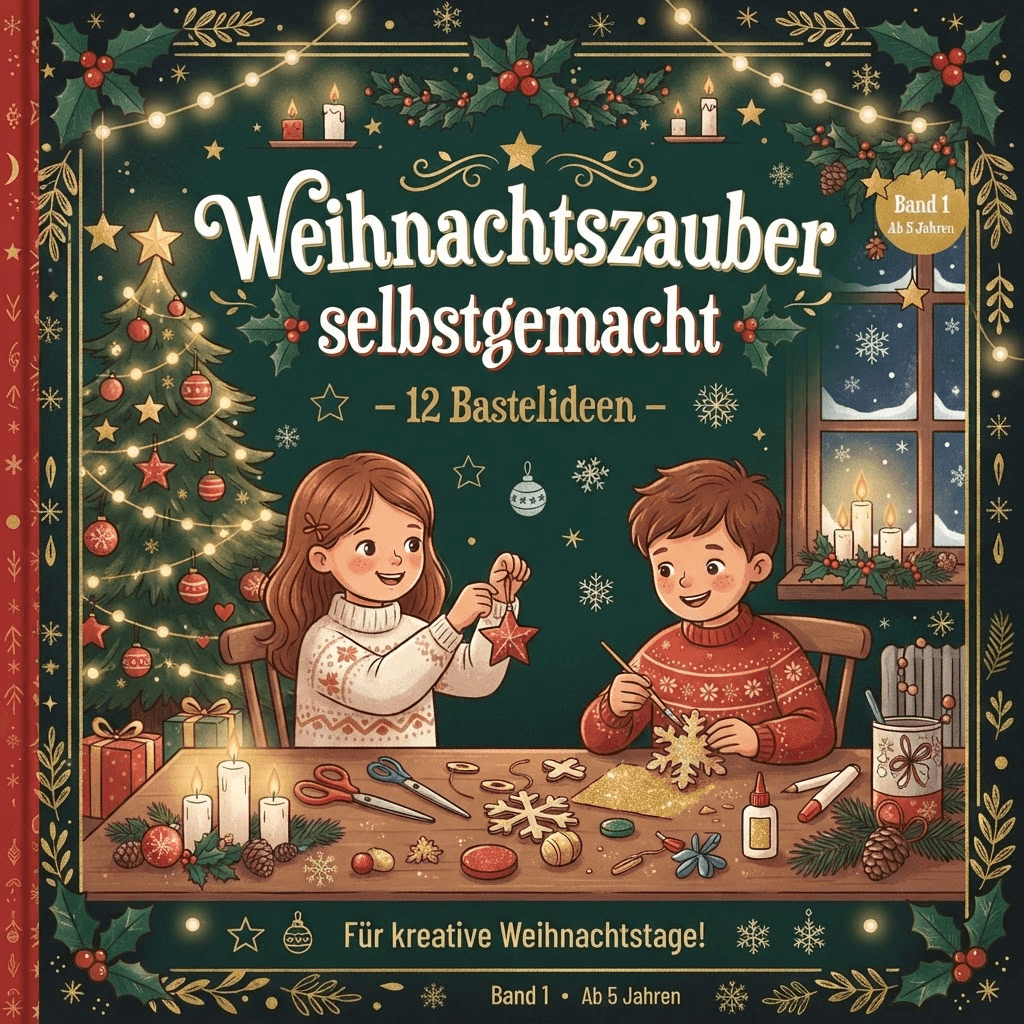 Cover: Weihnachtszauber selbstgemacht – 12 Bastelideen