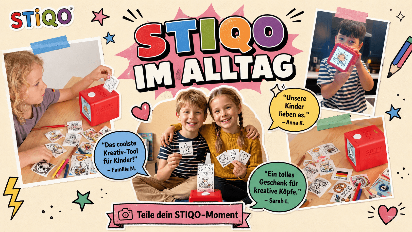 STIQO im Alltag – Familien zeigen ihre STIQO Momente